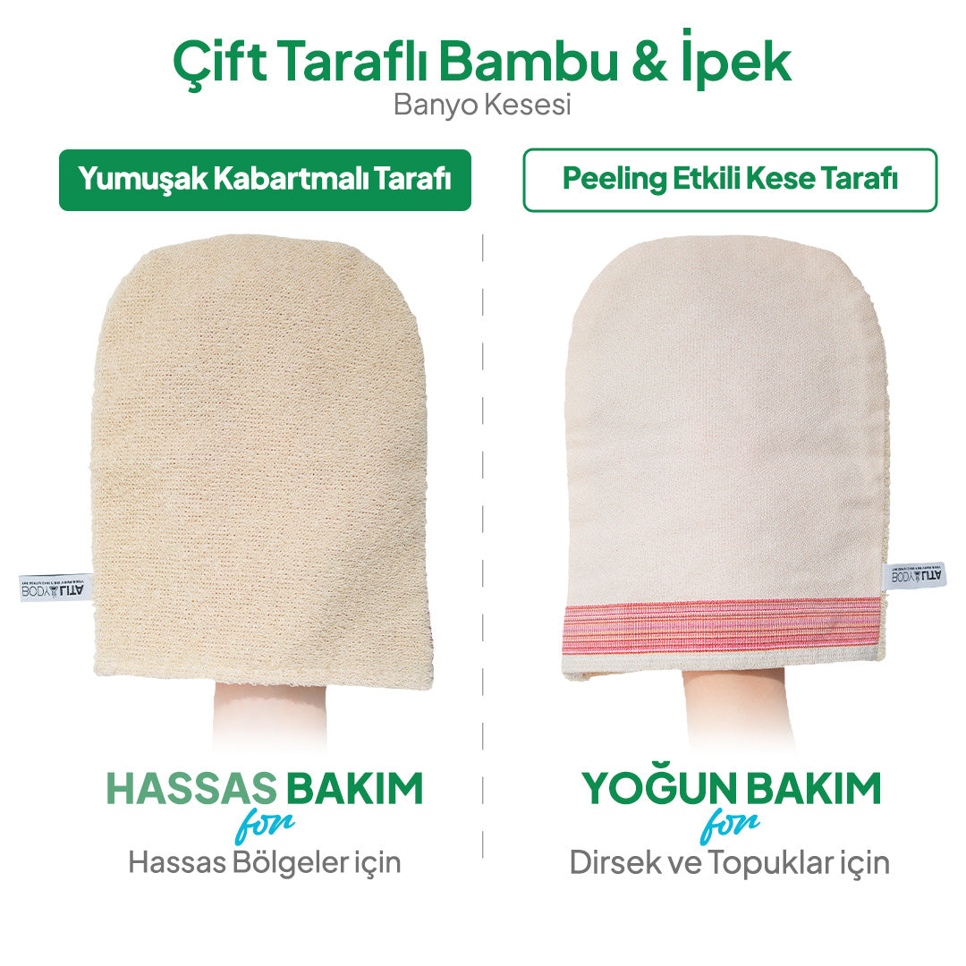 Hediye Çift Taraflı Banyo Kesesi