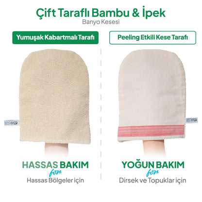 Hediye Çift Taraflı Banyo Kesesi