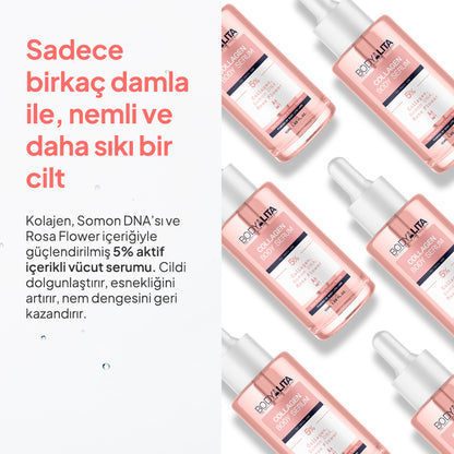 BodyLita Collagen ve %5 Aktif Serum İçerikli Vücut Serumu 