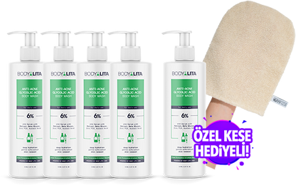 BodyLita Glycolic Acid ve %6 Serum İçerikli Duş Jeli ys-bodylita-antiacne