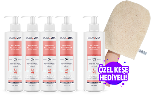 BodyLita Multi-Peptide %5 Serum İçerikli Duş Jeli ys-bodylita-antiaging-cod