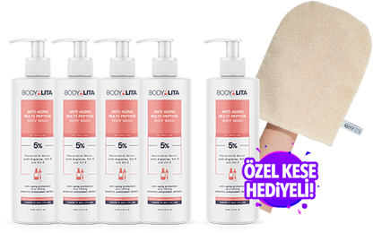 BodyLita Multi-Peptide %5 Serum İçerikli Duş Jeli ys-bodylita-antiaging-cod